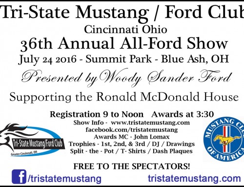Tri-State Mustang/Ford-Club 2016 36th Annual All Ford Show